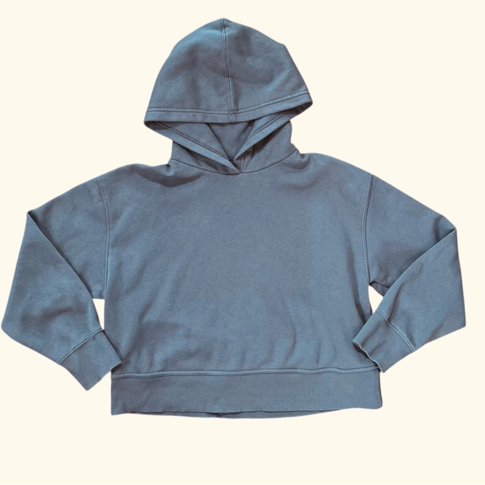Zara Light Brown Cropped Soft Hoodie